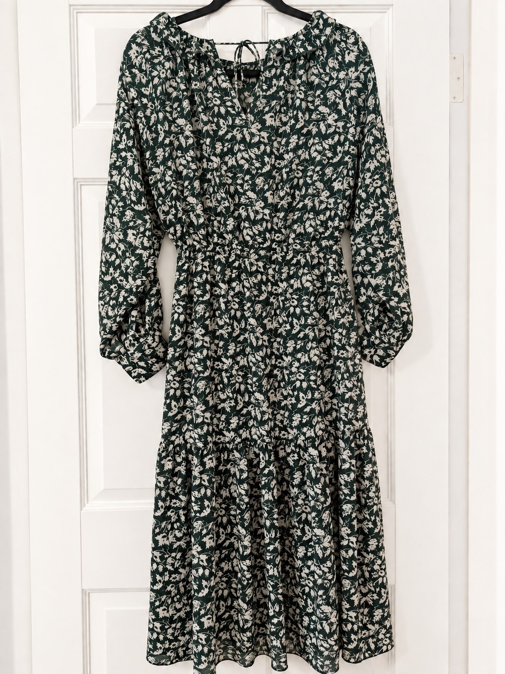 Madewell Floral Long Sleeve Boho Prarie Cottagecore Maxi Dress - Picture 2 of 6